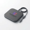 Elarveca™ GlideCharge 15W Ultra-Slim Wireless Charging Pad – Fast Qi-Compatible Charging, Drop-and-Go Convenience, Premium Matte Anti-Slip Finish & USB-C Powered Design