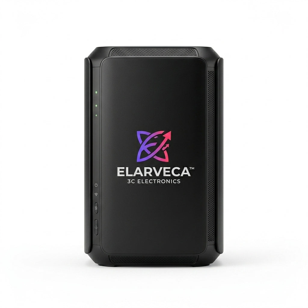 Elarveca™ Nexora 5G AI Smart Home Hub – Unified Device Control, AI Voice Assistant, 360° Room Interaction, Enhanced Data Privacy & Next-Generation Processing