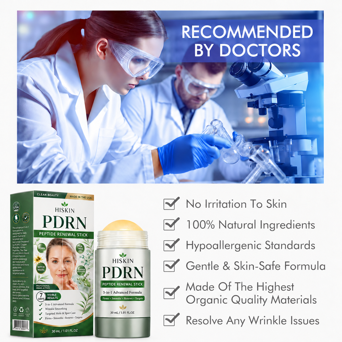 𝑯𝑰𝑺𝑲𝑰𝑵® PDRN Anti‑Aging & Targeted Spot Care(👨‍⚕️Helps Smooth Wrinkles, Support Firmer‑Looking Skin, and Improve The Appearance Of Visible Spots in 7 days🕑)