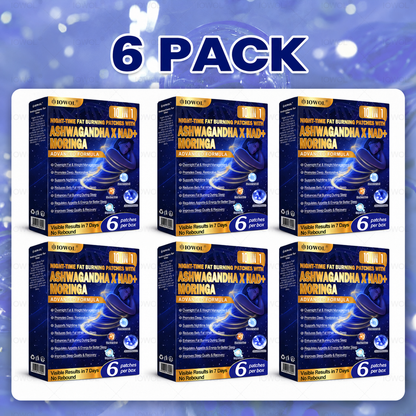 IOWOL® NIGHT-TIME FAT BURNING PATCHES! ZERO PILLS & ZERO WASTE & ZERO STRUGGLE & 100% RESULTS.